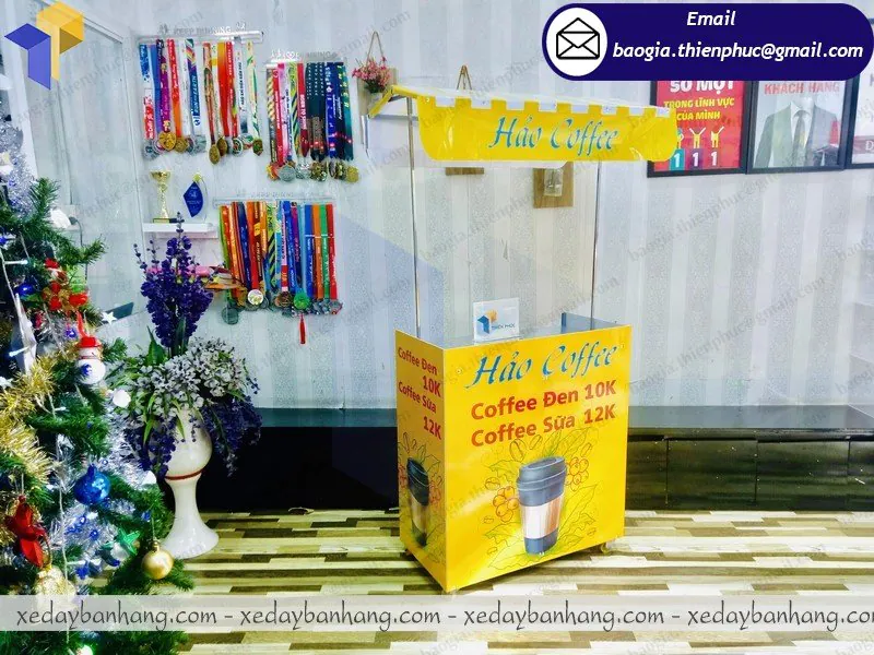 báo giá xe lắp ráp bán cafe phin