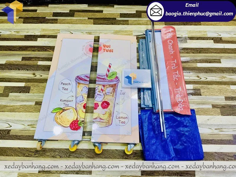 báo giá xe lắp ráp bán trà chanh