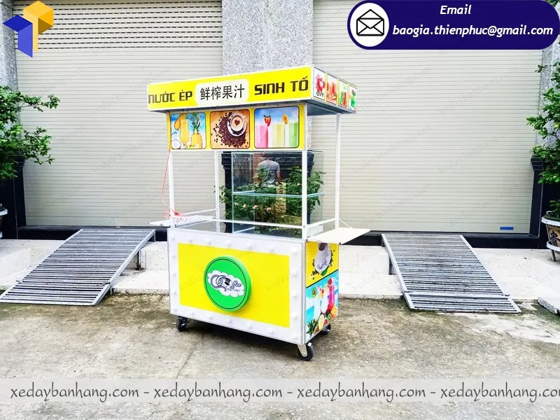 báo giá xe nước ép trái cây đẹp