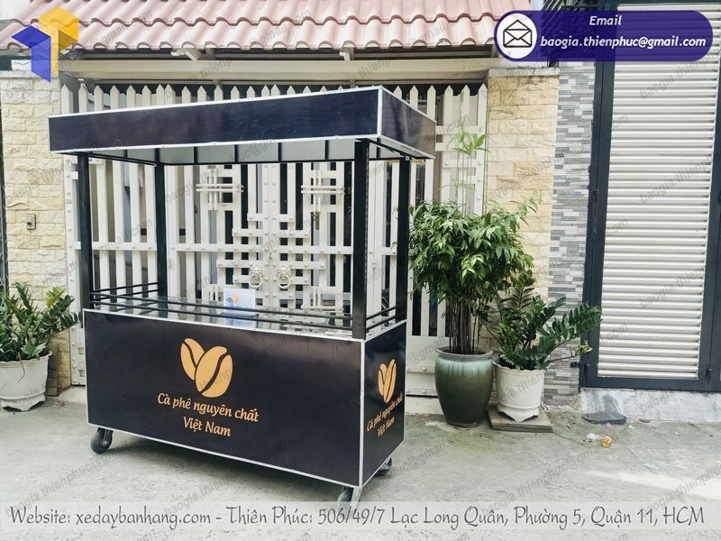 báo giá xe sắt bán cafe pha máy