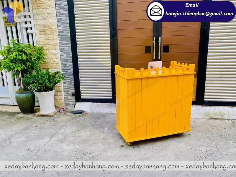 báo giá xe trà sữa bằng gỗ