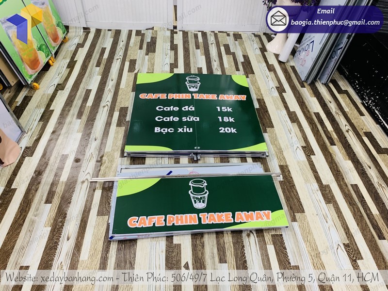 Booth bán cà phê lắp ráp mang đi rẻ