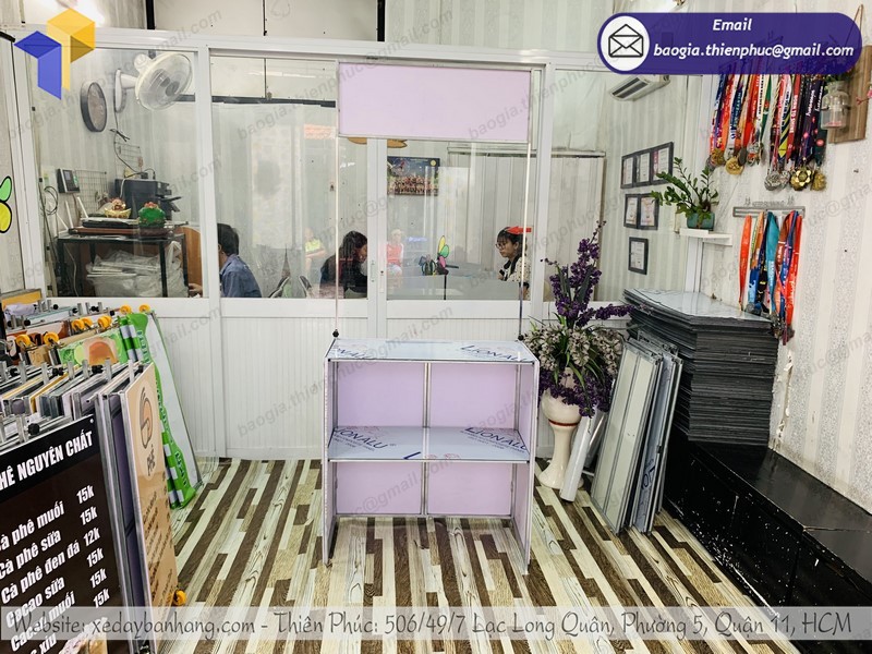 Booth bán cà phê lắp ráp mang đi tphcm