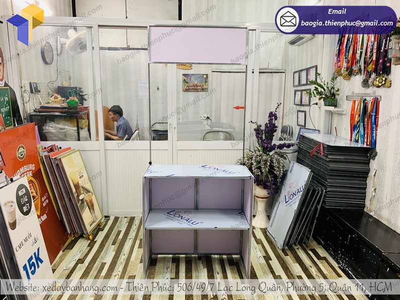 booth bán cà phê lắp ráp tphcm