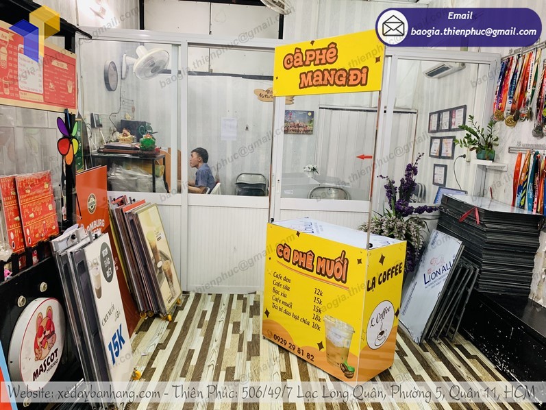 booth bán cà phê lắp ráp uy tín