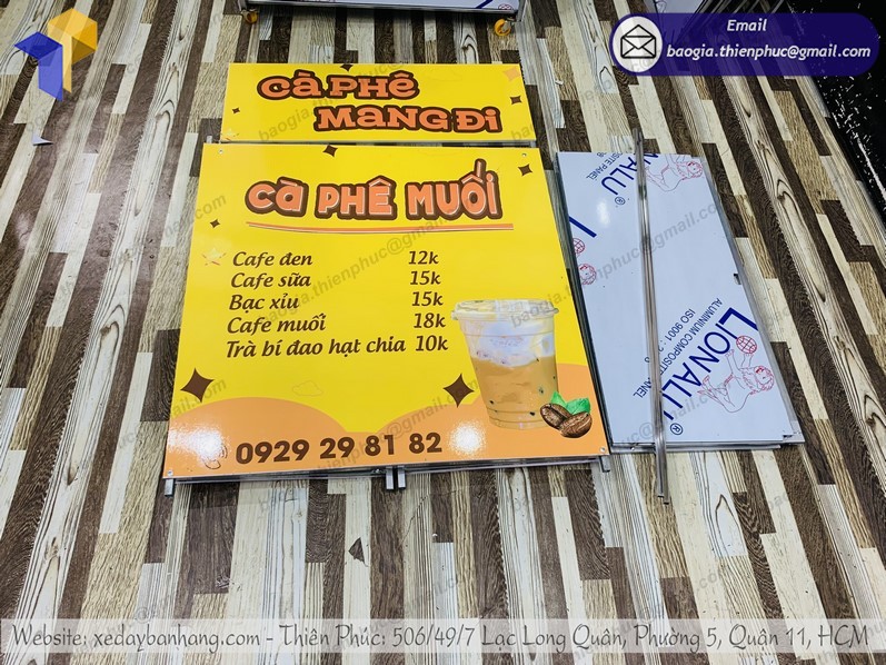 booth bán cà phê lắp ráp