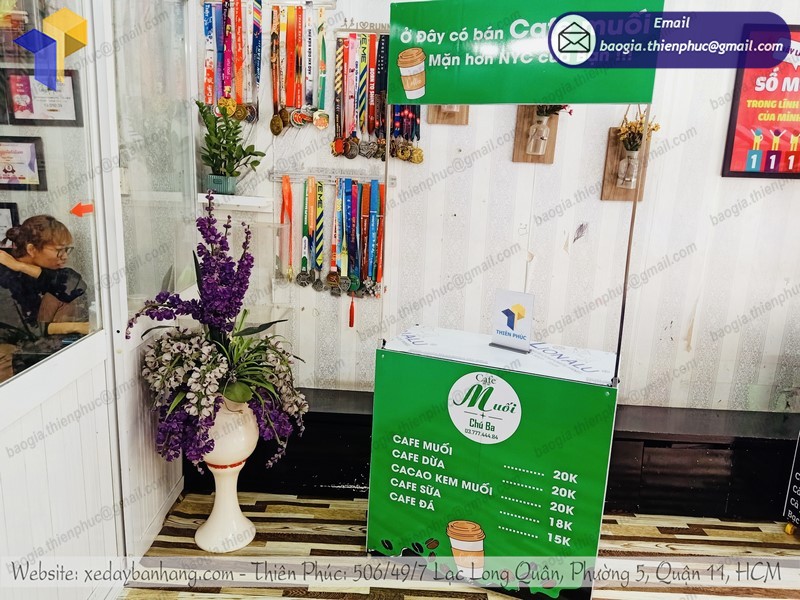booth bán café muối uy tín
