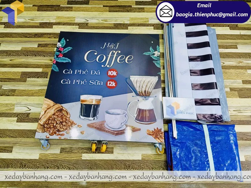booth bán cafe take away lắp ráp giá bao nhiêu