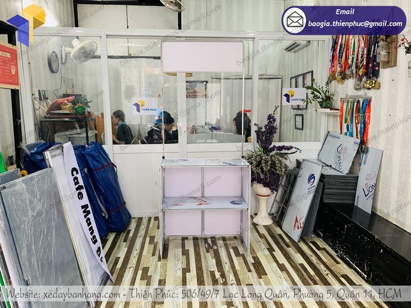 booth bán cua lắp ráp uy tín