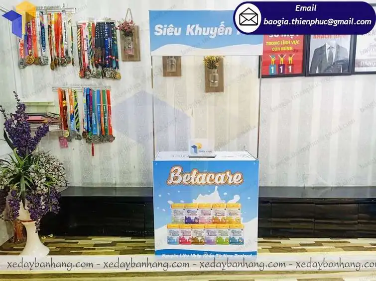 booth bán hàng lưu động bằng sắt