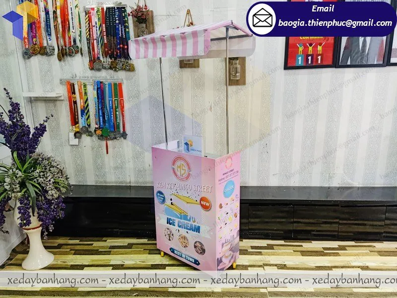 booth bán kem di động giá bao nhiêu