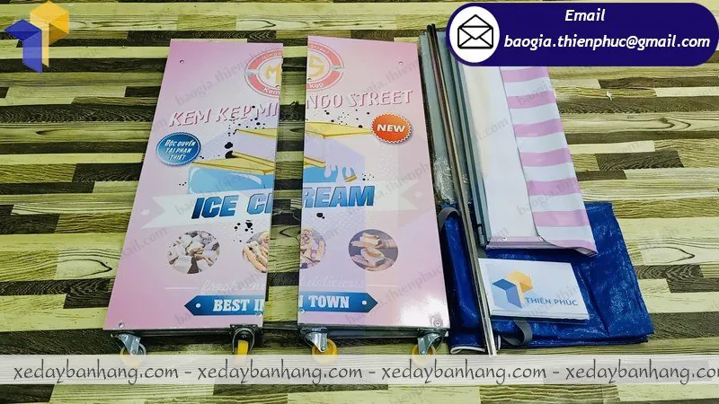 booth bán kem di động giá rẻ
