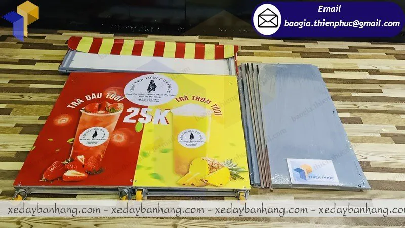 booth bán nước trái cây