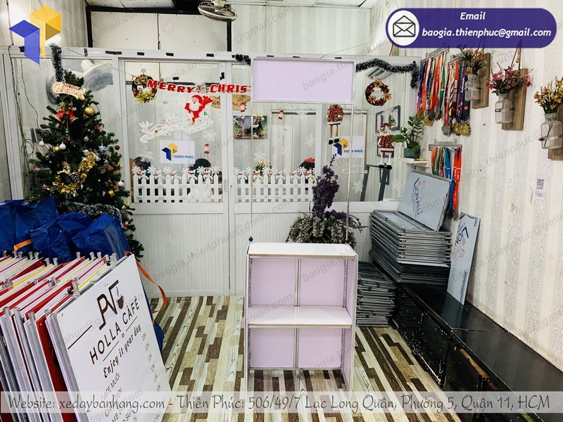 Booth bán thức ăn gấp gọn uy tín