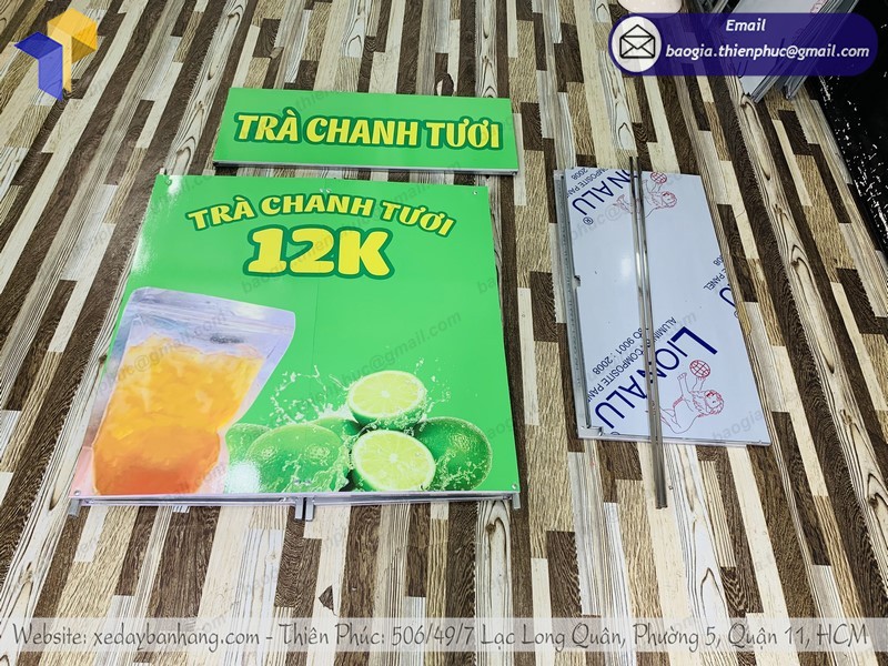 booth bán trà chanh mini tphcm