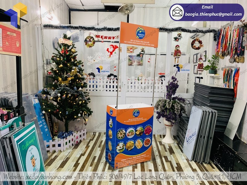 Booth giới thiệu sản phẩm đẹp
