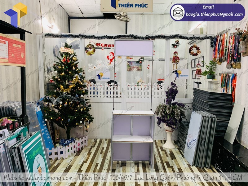 Booth giới thiệu sản phẩm rẻ