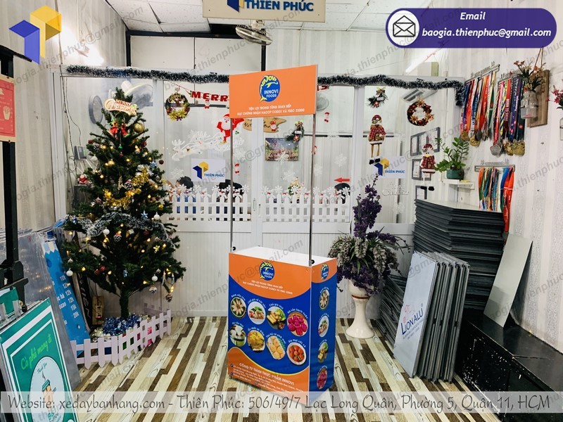 Booth giới thiệu sản phẩm tphcm