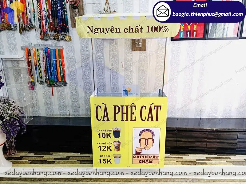booth lắp ráp bán cafe đá giá bao nhiêu