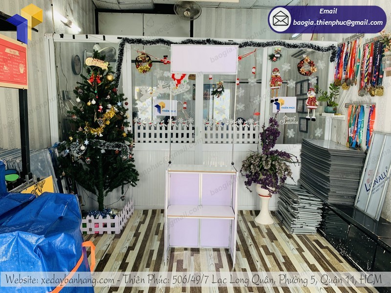 Booth lắp ráp bán cà phê đẹp