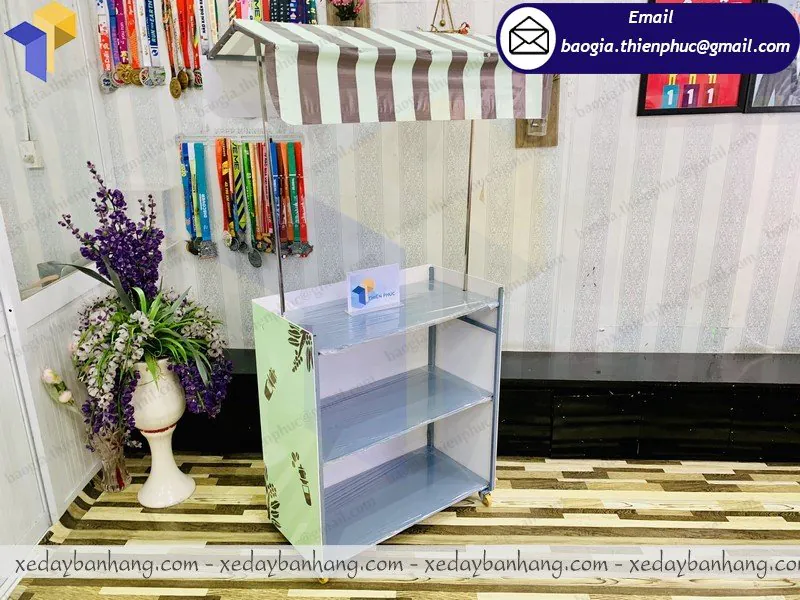 booth lắp ráp bán cà phê rang mộc