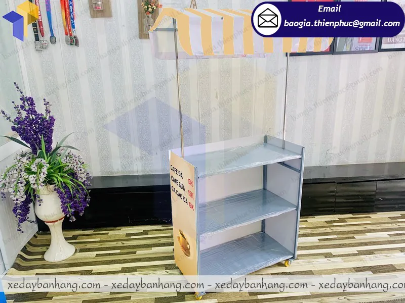 booth lắp ráp bán cacao đá giá rẻ