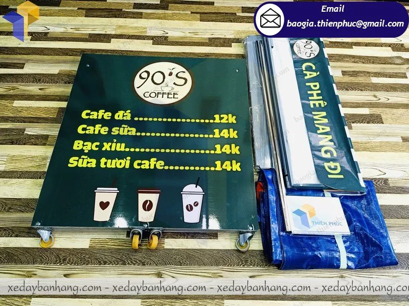 booth lắp ráp bán cafe đá giá rẻ