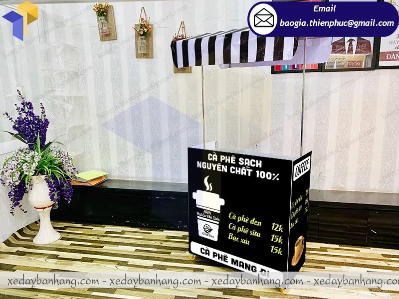booth lắp ráp bán cafe hạt nguyên chất giá rẻ