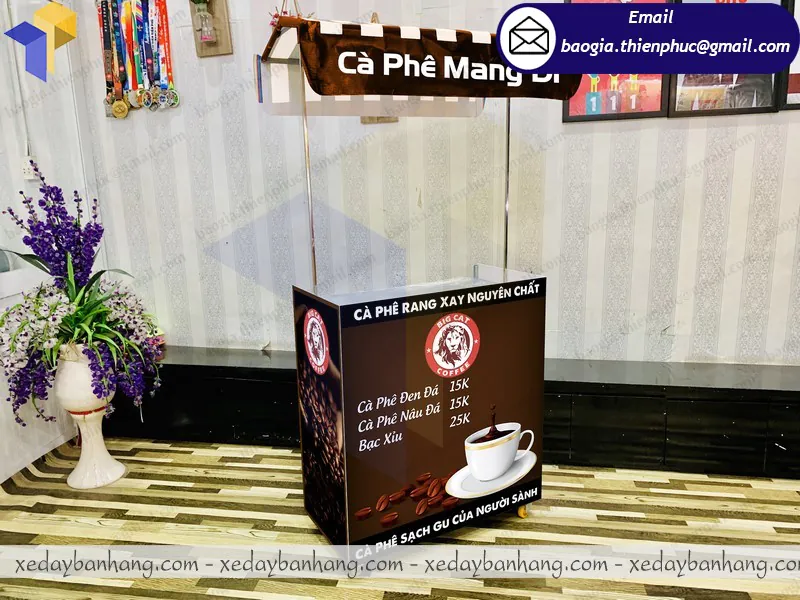 booth lắp ráp bán cafe rang nguyên hạt mua ở đâu