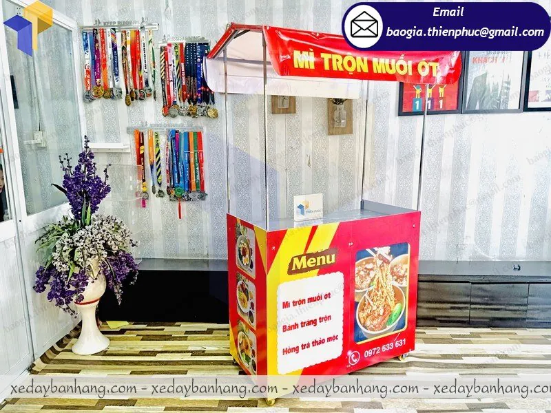 booth lắp ráp bán đồ ăn vặt giá bao nhiêu