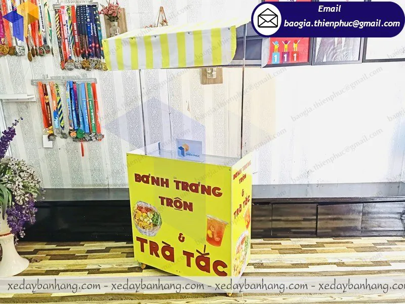 booth lắp ráp bán trà tắc giá bao nhiêu