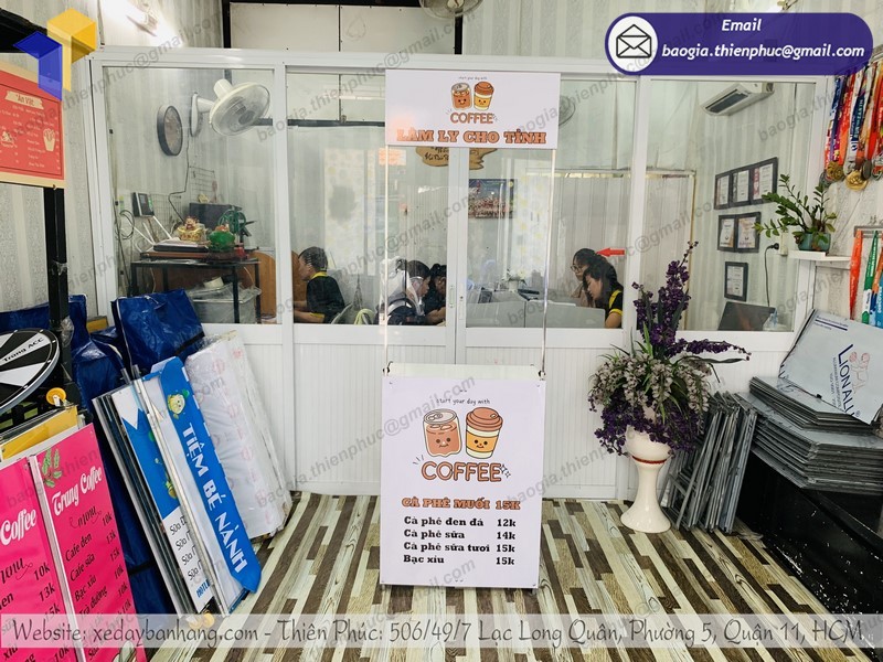 booth lắp ráp take away lưu động tphcm