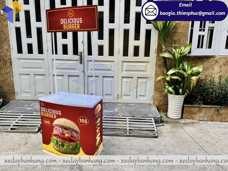 booth nhựa bán hàng siêu thị giá rẻ