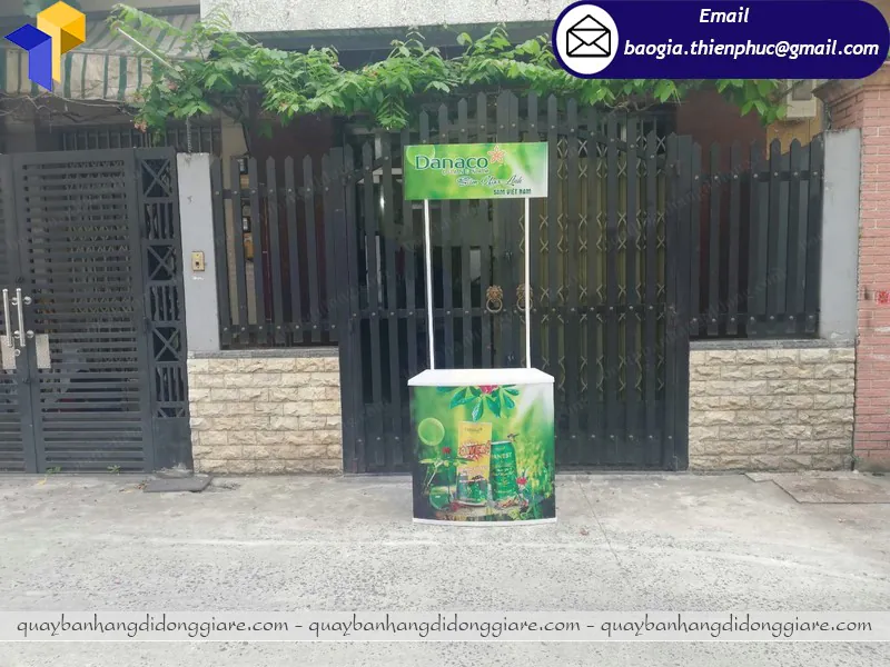 Booth nhựa sampling