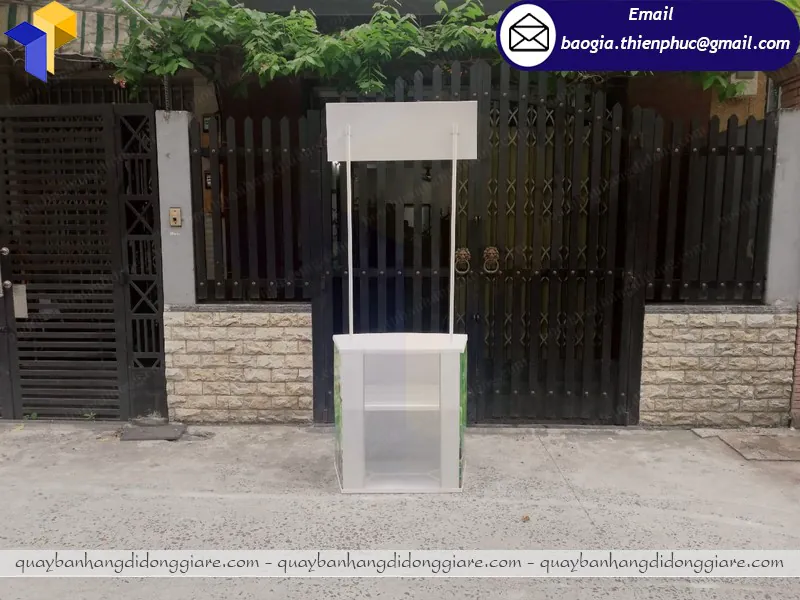 Booth nhựa sampling quảng cáo