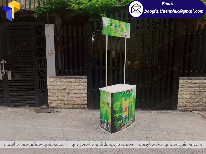 Booth nhựa sampling lắp ráp