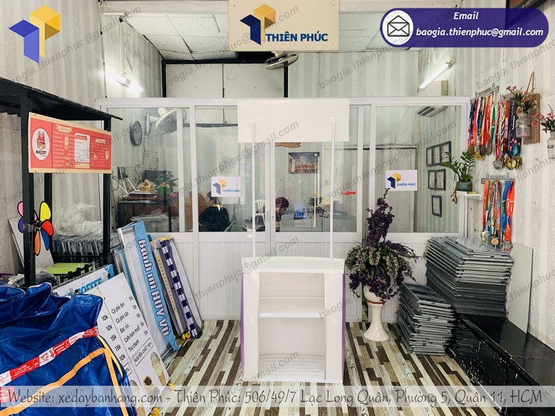 booth nhựa quảng cáo lắp ráp tphcm