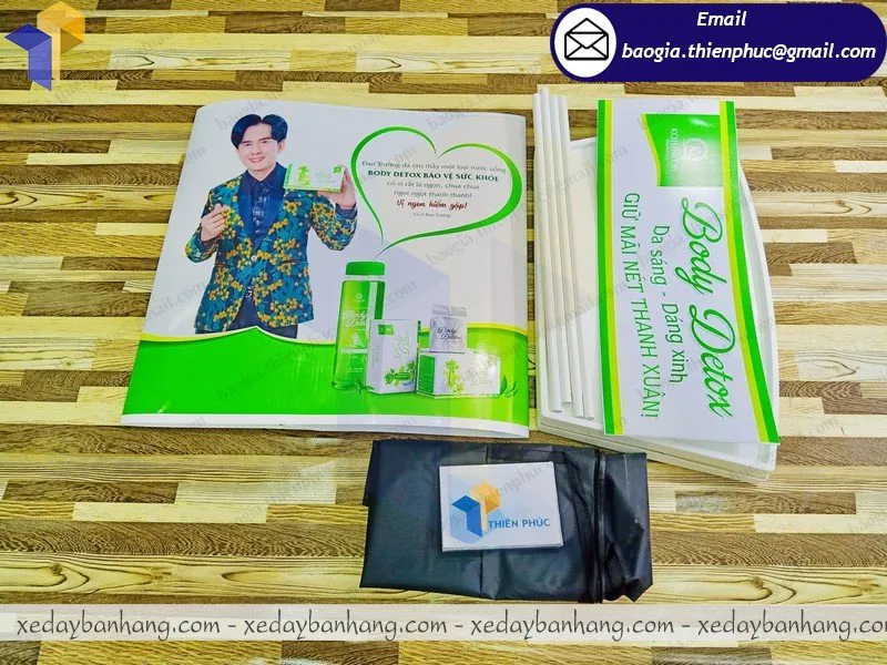 booth nhựa quảng cáo lắp ráp