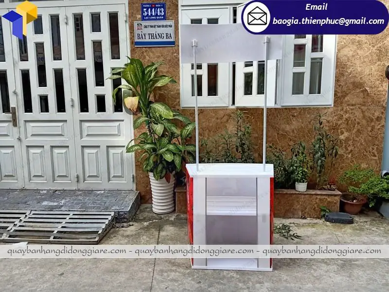 Quầy nhựa sampling giá sỉ