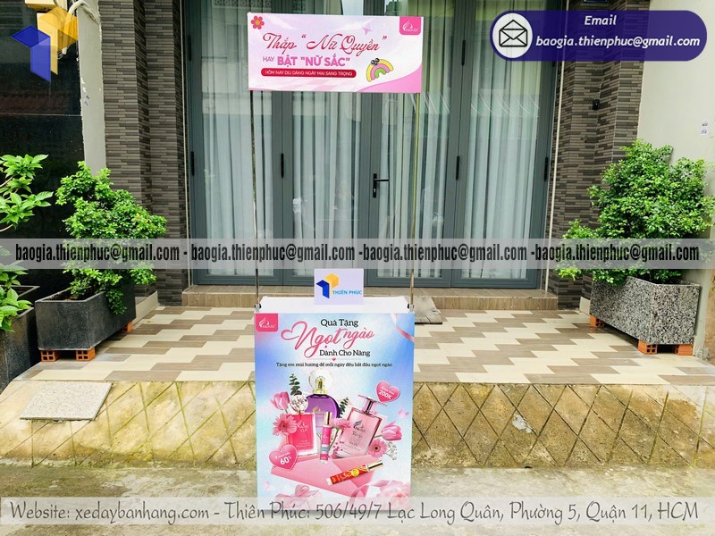 Booth PG đứng tiếp thị sản phẩm sự kiện bằng sắt Booth PG đứng tiếp thị sản phẩm sự kiện bằng sắt
