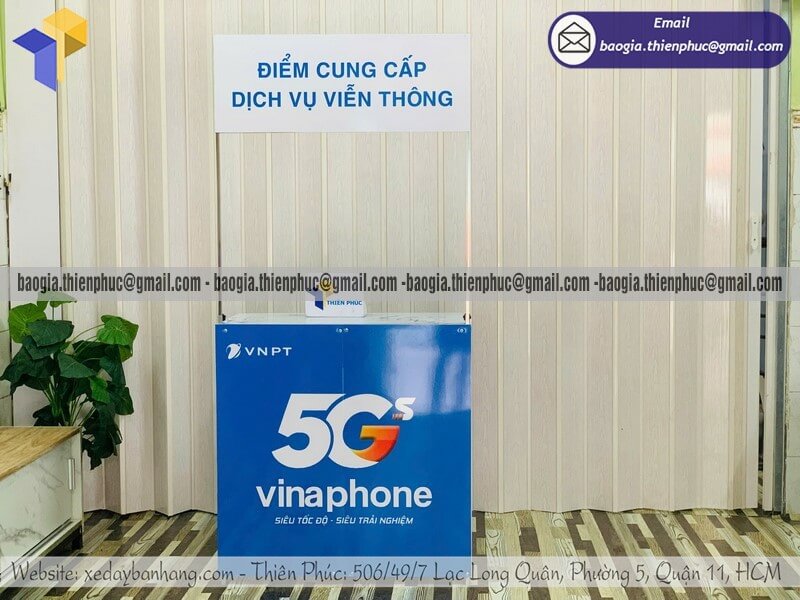 Booth PG sampling di động đứng siêu thị bằng sắt Booth PG sampling di động đứng siêu thị bằng sắt