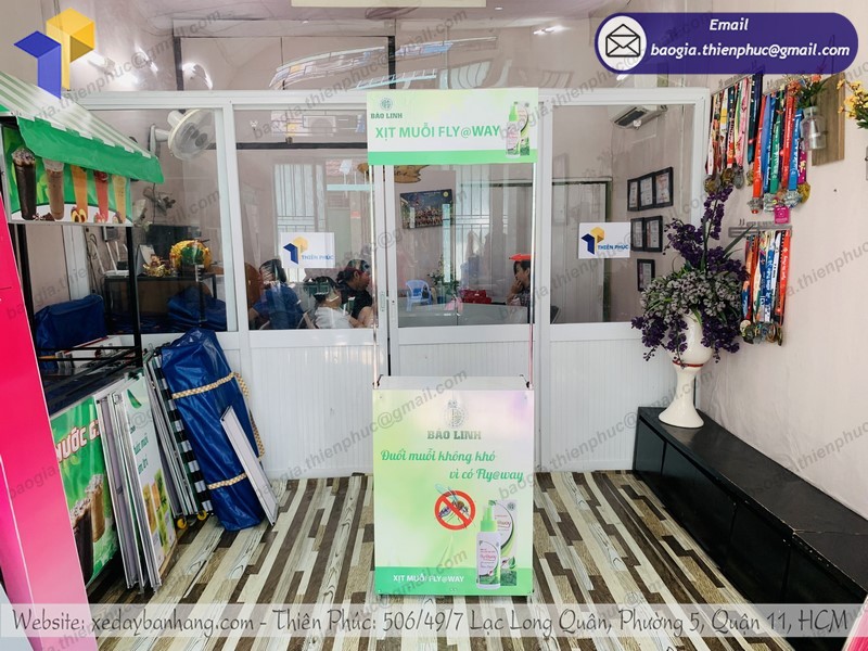 booth lắp ráp quảng cáo đẹp