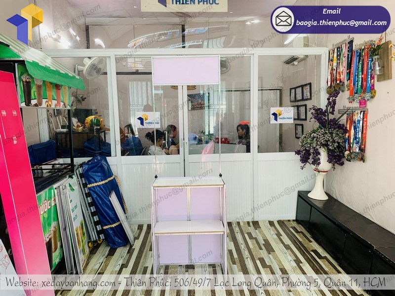 booth lắp ráp quảng cáo