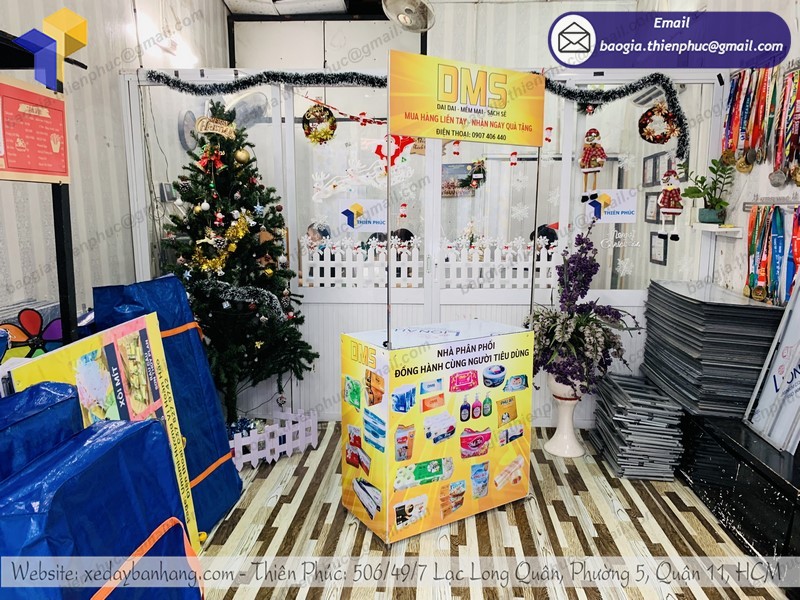 booth quảng cáo sản phẩm rẻ