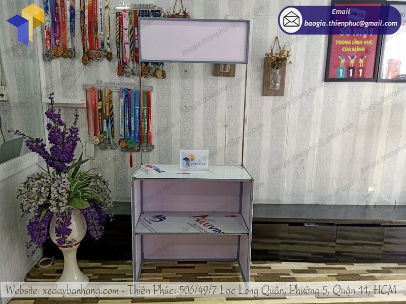 booth quảng cáo siêu thị đẹp