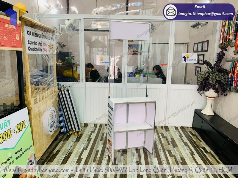 Booth quảng cáo siêu thị đẹp