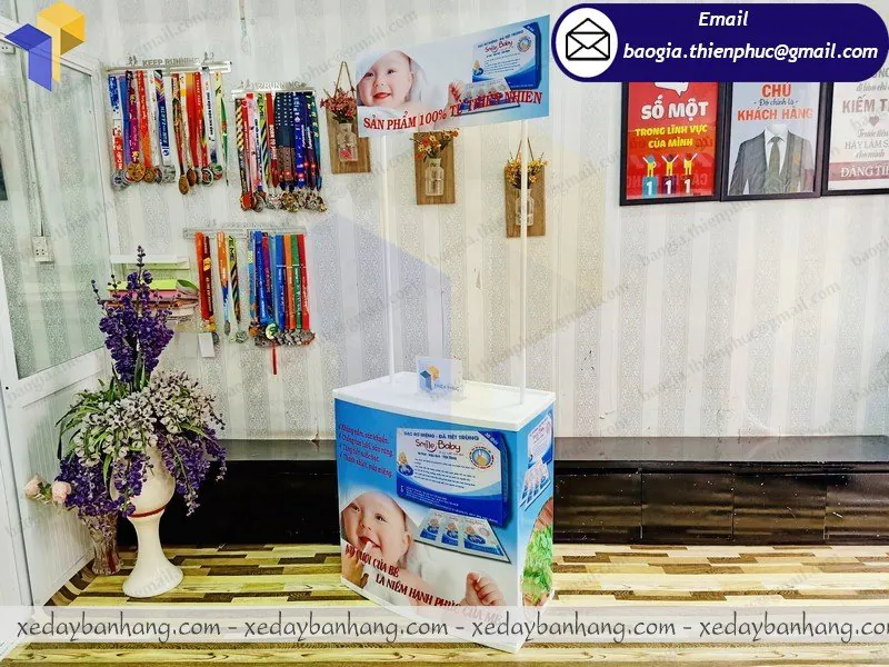 booth quảng cáo siêu thị giá rẻ