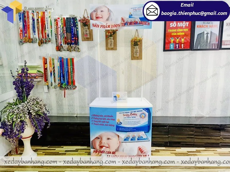 booth quảng cáo siêu thị