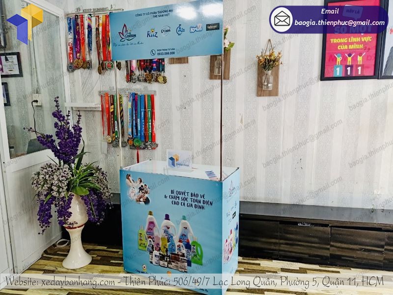 booth quảng cáo siêu thị