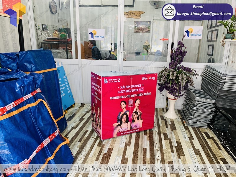 booth quảng cáo sim rẻ